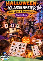 Vorschau - Spiele - Halloween Spiele Klasse 5 6 - Deckblatt