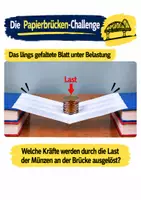 Vorschau - Arbeitsblätter - Zug- und Druckkräfte im Technikunterricht – Materialpaket zur Bautechnik | Papierbrücken-Challenge, Brückenbau, Kräfte erkennen & verstehen, Alltagsbeispiele, Transferaufgaben, Arbeitsblätter, Lösungsblätter, Glossar - | Realschule Klasse 6 –10 - Seite 3