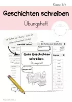 Vorschau - Unterrichtsreihen - Gute Geschichten schreiben - ein Übungsheft - Deckblatt