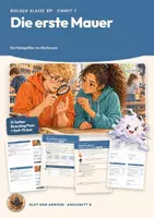 Vorschau - Stundenentwürfe - Unspezifische Abwehr Entzündung Fresszellen Biologie Klasse 8 9 | Unterrichtsstunde 15 Seiten mit Lösungen | Barrieren, Haut, Entzündungszeichen, Boarding Pass, Exit-Ticket | Blut und Abwehr 7 - Deckblatt