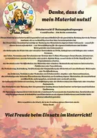 Vorschau - Anderer Materialtyp - Herbstferiengrüße mit der kleinen Eule | 24 Grußkärtchen für die Herbstferien für deine Eulenklasse | Feriengrüße - Seite 3