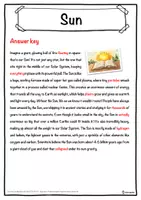 Vorschau - Arbeitsblätter - Sun – Worksheet: cloze text, listening comprehension and word search - English - Seite 2