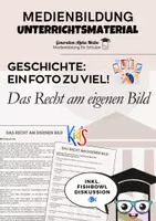 Vorschau - Arbeitsblätter - Das Recht am eigenen Bild - Geschichte - Deckblatt