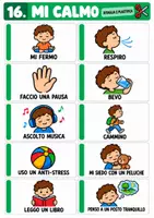 anteprima - Flashcard - Mi calmo , carte emozioni e per calmarsi in CAA - Pagina 2