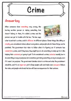 Vorschau - Arbeitsblätter - Crime – Worksheet: cloze text, listening comprehension and word search - English - Seite 2