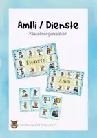 Vorschau - Präsentationen/Tafelbilder - Klassendienste oder Ämtli - Deckblatt