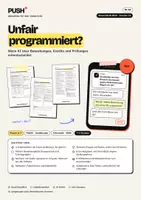 Vorschau - Stundenentwürfe - KI-Diskriminierung und das AGG – Arbeitsblätter mit Lösungen, Klasse 8–9 - Deckblatt