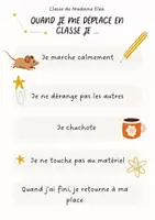 Aperçu - Affichage - affiches pour la classe, intercalaires farde absents - Page 1