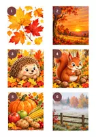 Vorschau - Arbeitsblätter - Materialpaket Herbst Nomen-Lesen - Seite 2