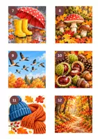Vorschau - Arbeitsblätter - Materialpaket Herbst Nomen-Lesen - Seite 3
