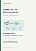 Vorschau - Arbeitsblätter - Laute & Anlaute | Spielerische Übungen zur phonologischen Bewusstheit – Vorschule & 1. Klasse - Deckblatt