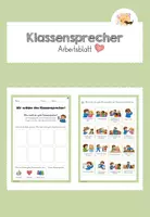 Vorschau - Arbeitsblätter - Arbeitsblatt: Klassensprecherwahl - Deckblatt