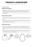 anteprima - Esercizi - Scheda per la Giornata Mondiale dell'alimentazione - Pagina di copertina
