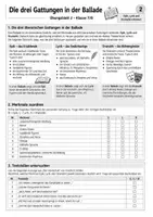 Vorschau - Stundenentwürfe - Balladen untersuchen 7/8 - Lernheft mit Arbeitsblättern, Merkblättern und Lösungen (inklusive Übungsklausur), Beispiek "Nis Randers" - Seite 3