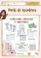 Vista previa - Hojas de trabajo - Pack Números - Unidades, decenas y centenas - Portada