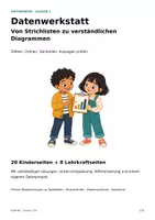 Vorschau - Arbeitsblätter - Datenwerkstatt: Diagramme Klasse 2 - Seite 1
