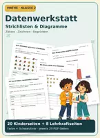 Vorschau - Arbeitsblätter - Datenwerkstatt: Diagramme Klasse 2 - Deckblatt