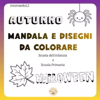 anteprima - Materiale per pittura e bricolage - Mandala e disegni da colorare. - Pagina di copertina