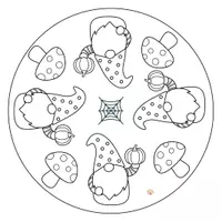 anteprima - Materiale per pittura e bricolage - Mandala e disegni da colorare. - Pagina 1