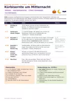 Vorschau - Stundenentwürfe - Kuerbisernte um Mitternacht Sport - Deckblatt