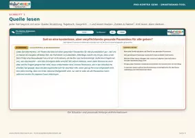 Vorschau - Arbeitsblätter - 💬 Pro-Kontra-Diskussionen – GeWi 5/6 🌍 | Interaktives Smartboard-Tool 🖥️ | 130 Fälle 💡 + 130 Arbeitsblätter mit Lösungen 📝✅ | RLP Berlin/Brandenburg 📚 - Seite 3