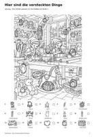 Vorschau - Arbeitsblätter - Weihnachts-Suchbild kostenlos – Das verschwundene Geschenk | Klasse 1–4 - Seite 2