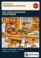 Vorschau - Arbeitsblätter - Weihnachts-Suchbild kostenlos – Das verschwundene Geschenk | Klasse 1–4 - Deckblatt