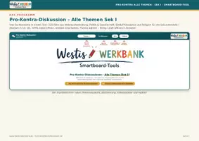 Vorschau - Arbeitsblätter - 💬⚖️ Pro-Contra-Diskussion – All-in-One | 🖥️ Smartboard-Tool mit 📚 320 Fällen aus 4 Fachbereichen, 📝 Arbeitsblättern & ✅ Lösungen | 🎓 SEKUNDARSTUFE I - Seite 1