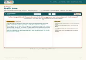 Vorschau - Arbeitsblätter - 💬⚖️ Pro-Contra-Diskussion – All-in-One | 🖥️ Smartboard-Tool mit 📚 320 Fällen aus 4 Fachbereichen, 📝 Arbeitsblättern & ✅ Lösungen | 🎓 SEKUNDARSTUFE I - Seite 3