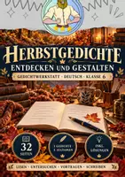 Vorschau - Arbeitsblätter - Herbstgedichte Klasse 6 – Gedichtwerkstatt - Deckblatt