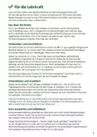 Vorschau - Stundenentwürfe - Leserätsel Klasse 4 – Lesemission Fenstergarten: Die Pflanze macht eine Kurve - Seite 1