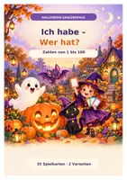 Vorschau - Spiele - ich habe,wer hat? 100 Halloween - Deckblatt