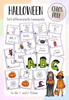 Vorschau - Spiele - Halloween🎃 - fünf differenzierte Lesespiele - Deckblatt