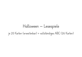 Vorschau - Spiele - Halloween🎃 - fünf differenzierte Lesespiele - Seite 3