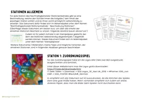 Vorschau - Stundenentwürfe - 17 Nachhaltigkeitsziele - Stationenbetrieb - Seite 3