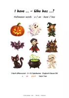 Vorschau - Spiele - I have - who has...? - Halloween/ 3-fach differenziert - Seite 1