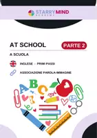 anteprima - Esercizi - Cosa trovo a Scuola? PARTE 2 - At School / Inglese Beginner - Pagina di copertina