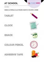 anteprima - Esercizi - Cosa trovo a Scuola? PARTE 2 - At School / Inglese Beginner - Pagina 2