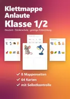 Vorschau - Fördermaterial/Inklusion - Klettmappe Anlaute Förderschule – Anlaute hören und Buchstaben zuordnen, geistige Entwicklung | 64 Karten mit Selbstkontrolle - Deckblatt
