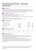 Vorschau - Test - Klassenarbeit Fabel Deutsch Klasse 5 – Der Fuchs und der Storch, mit Erwartungshorizont - Seite 2