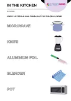 anteprima - Esercizi - Oggetti in Cucina - Kitchen tools / Inglese Beginner - Pagina 3