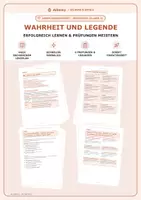 Vorschau - Arbeitsblätter - Klasse 5 · Geschichte · Wahrheit und Legende in erzählenden und bildlichen Quellen - Deckblatt