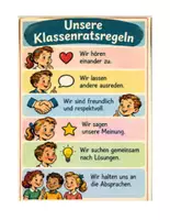 Vorschau - Stationenlernen - Materialpaket Klassenrat im Retrostil Grundschule 1 bis 4 - Seite 3