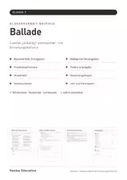 Vorschau - Test - Klassenarbeiten Deutsch Klasse 7/8 – Paket: Ballade, Inhaltsangabe, Kurzgeschichte und lineare Erörterung, mit Erwartungshorizont - Seite 1