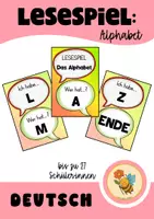Vorschau - Spiele - wachsendes Materialpaket: Lesespiele (Deutsch, Englisch, Sachunterricht) - Seite 1