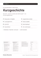 Vorschau - Test - Klassenarbeit Kurzgeschichte Klasse 8 – Nachts schlafen die Ratten doch, mit Erwartungshorizont - Seite 1