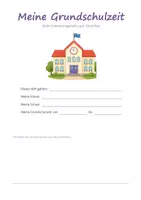 Vorschau - Arbeitsblätter - Erinnerungsheft Abschied Grundschule Klasse 4 – Meine Grundschulzeit zum Ausfüllen | Erinnerungsbuch zum Schuljahresende - Seite 2