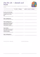 Vorschau - Arbeitsblätter - Erinnerungsheft Abschied Grundschule Klasse 4 – Meine Grundschulzeit zum Ausfüllen | Erinnerungsbuch zum Schuljahresende - Seite 3