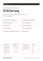 Vorschau - Test - Klassenarbeit Erörterung Deutsch Klasse 8 – Sozialpraktikum als Pflicht, mit Erwartungshorizont - Seite 1