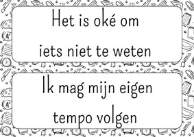 Voorbeeld - Motiverende spreuken: versiering traptredes - Voorblad
